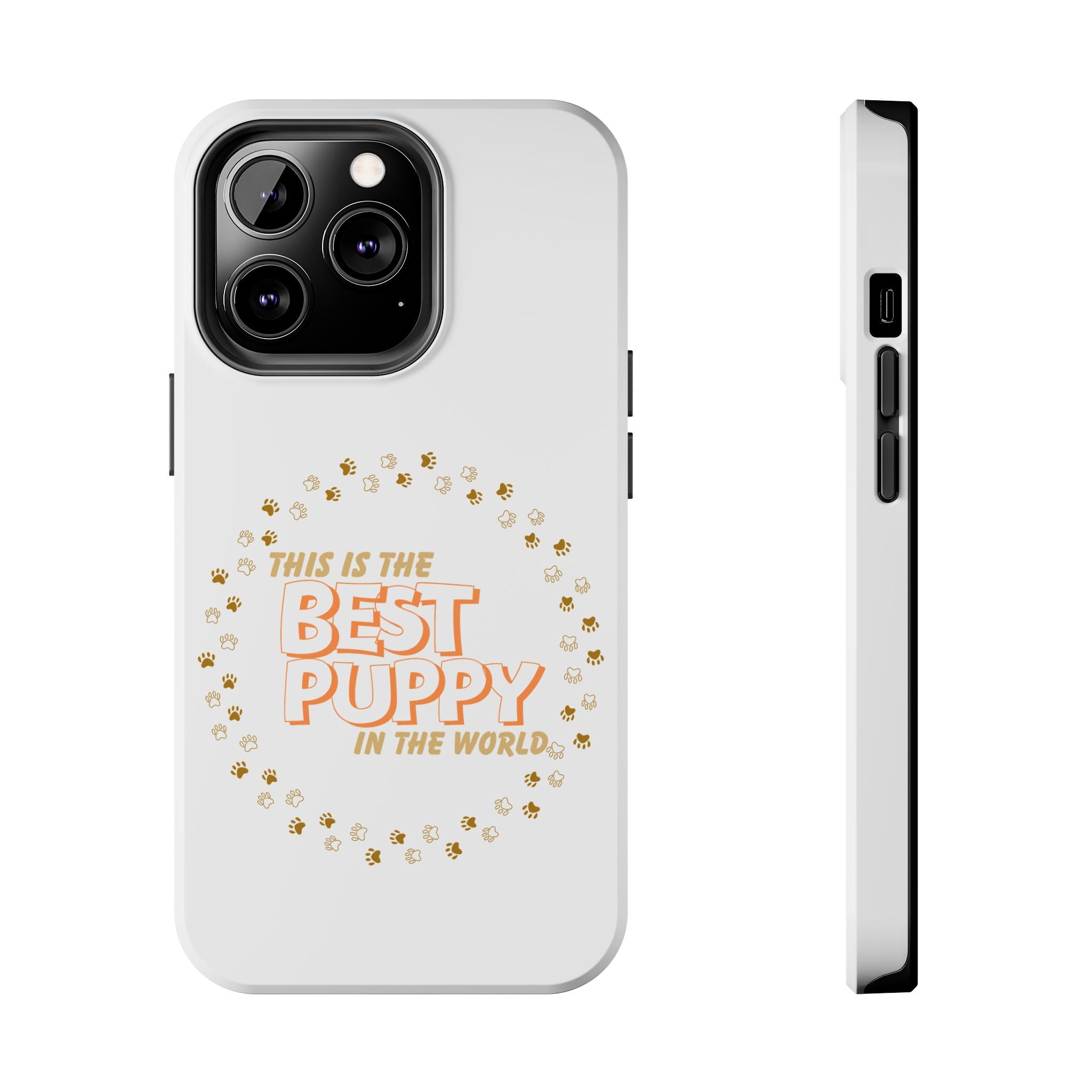 Best Puppy Phone Case — Cute Paw Print Tough Phone Case