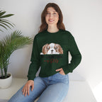 Dog Mom Sweatshirt - "I'm Counting On My Dog" Cute Cavalier King Charles Crewneck