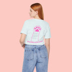 Blessed Dog Mom T-Shirt — Pink Paw Graphic Dog Lover Tee
