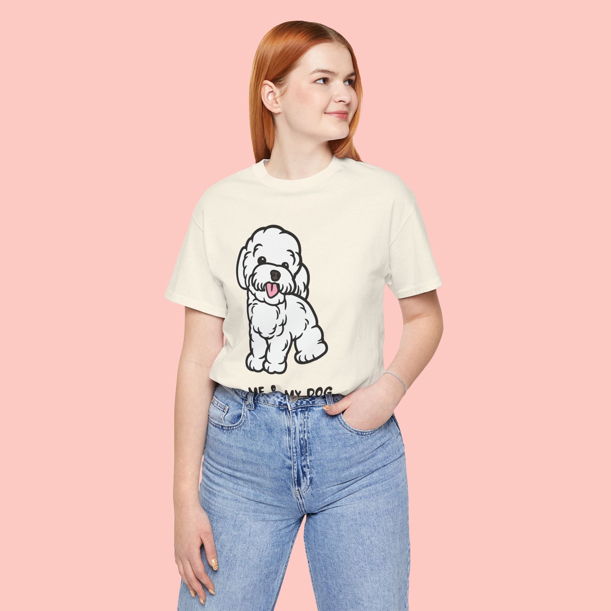 Me & My Dog T-Shirt — Cute Cartoon Puppy Tee for Dog Lovers