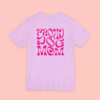 Proud Dog Mom T-Shirt — Retro Pink Graphic Tee for Pet Lovers