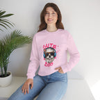 Cute Dog Sweatshirt — Cool Pup with Headphones Graphic Crewneck