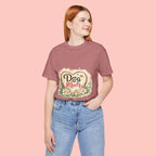 Dog Mom T-Shirt – Floral Paw Heart Graphic Tee