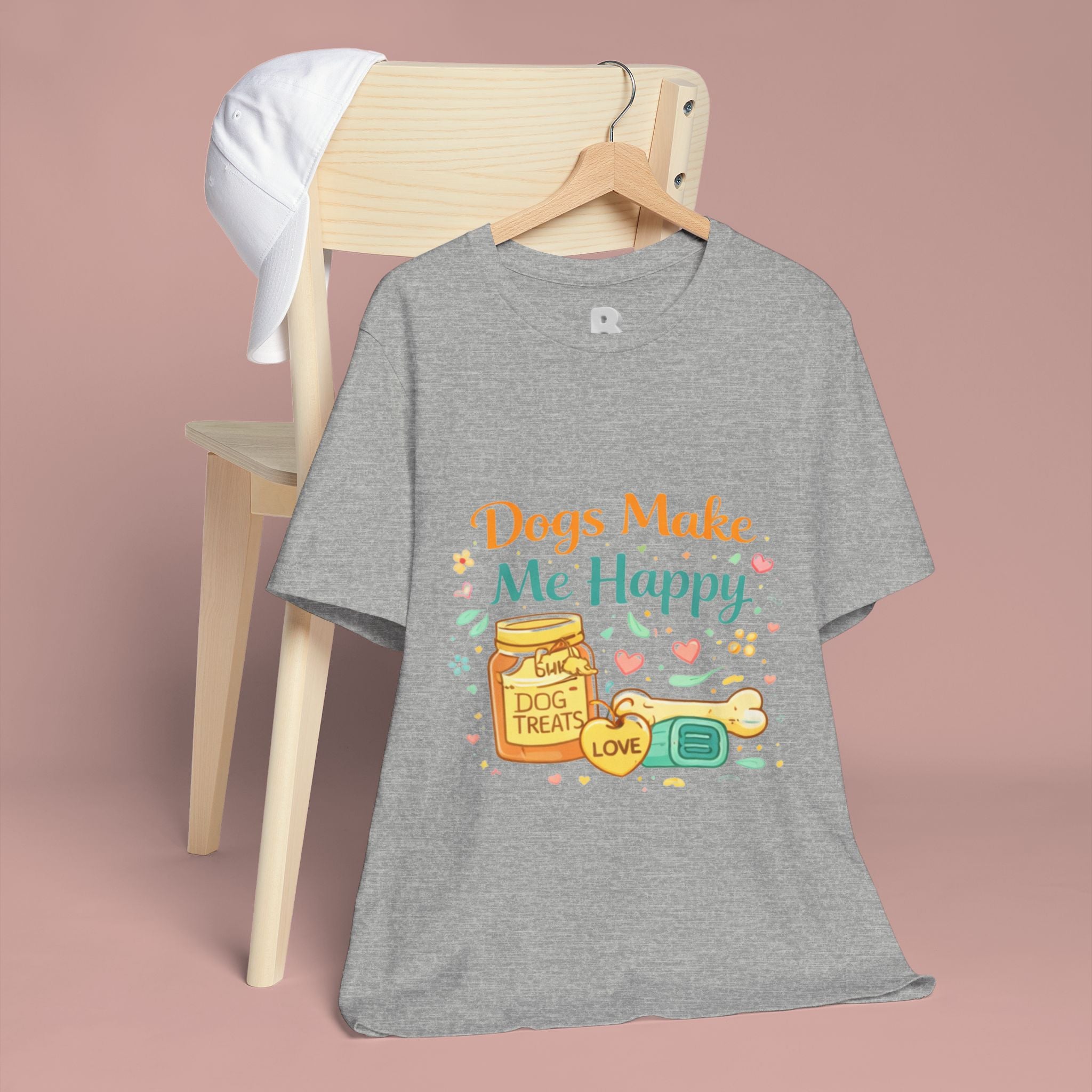 Dogs Make Me Happy T-Shirt