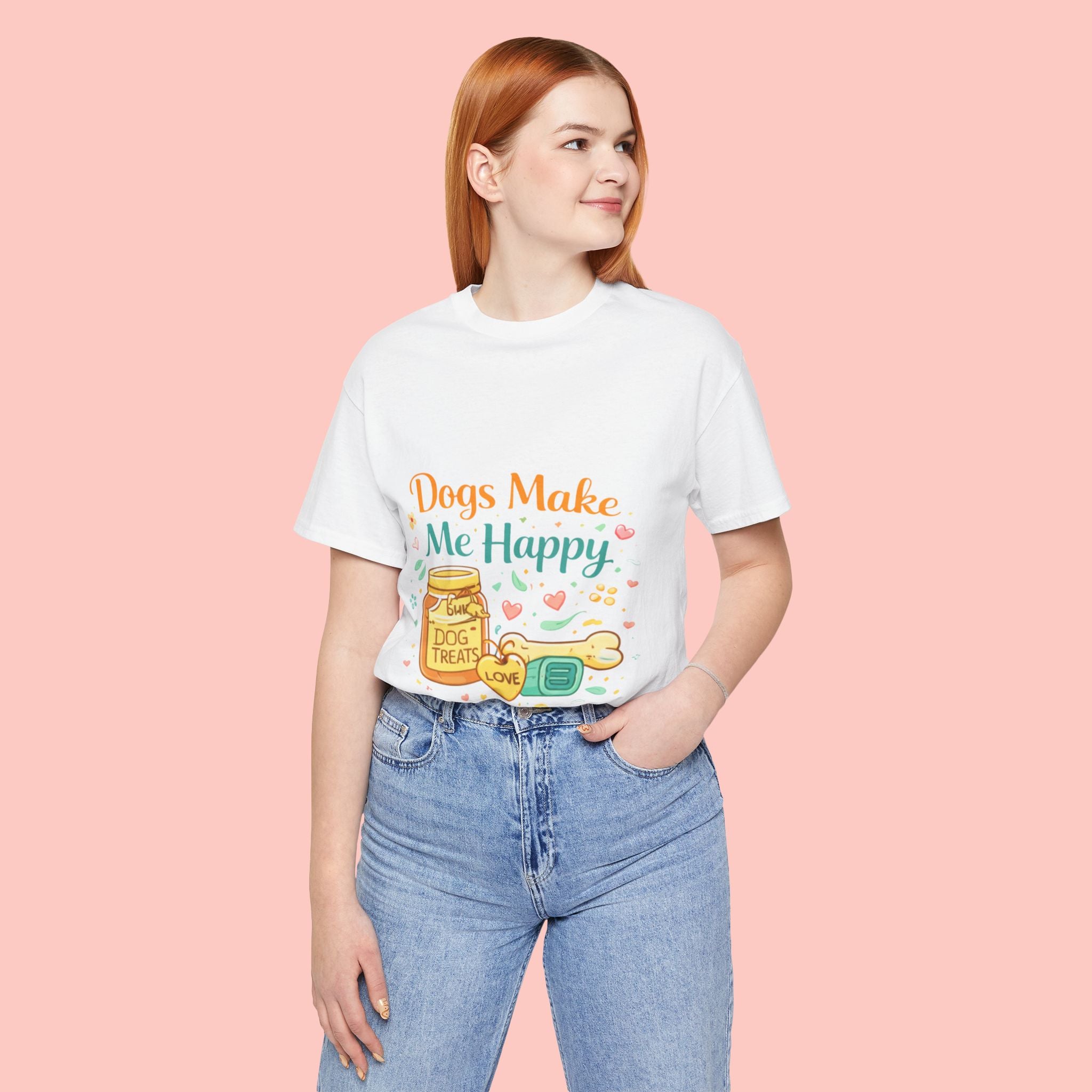 Dogs Make Me Happy T-Shirt