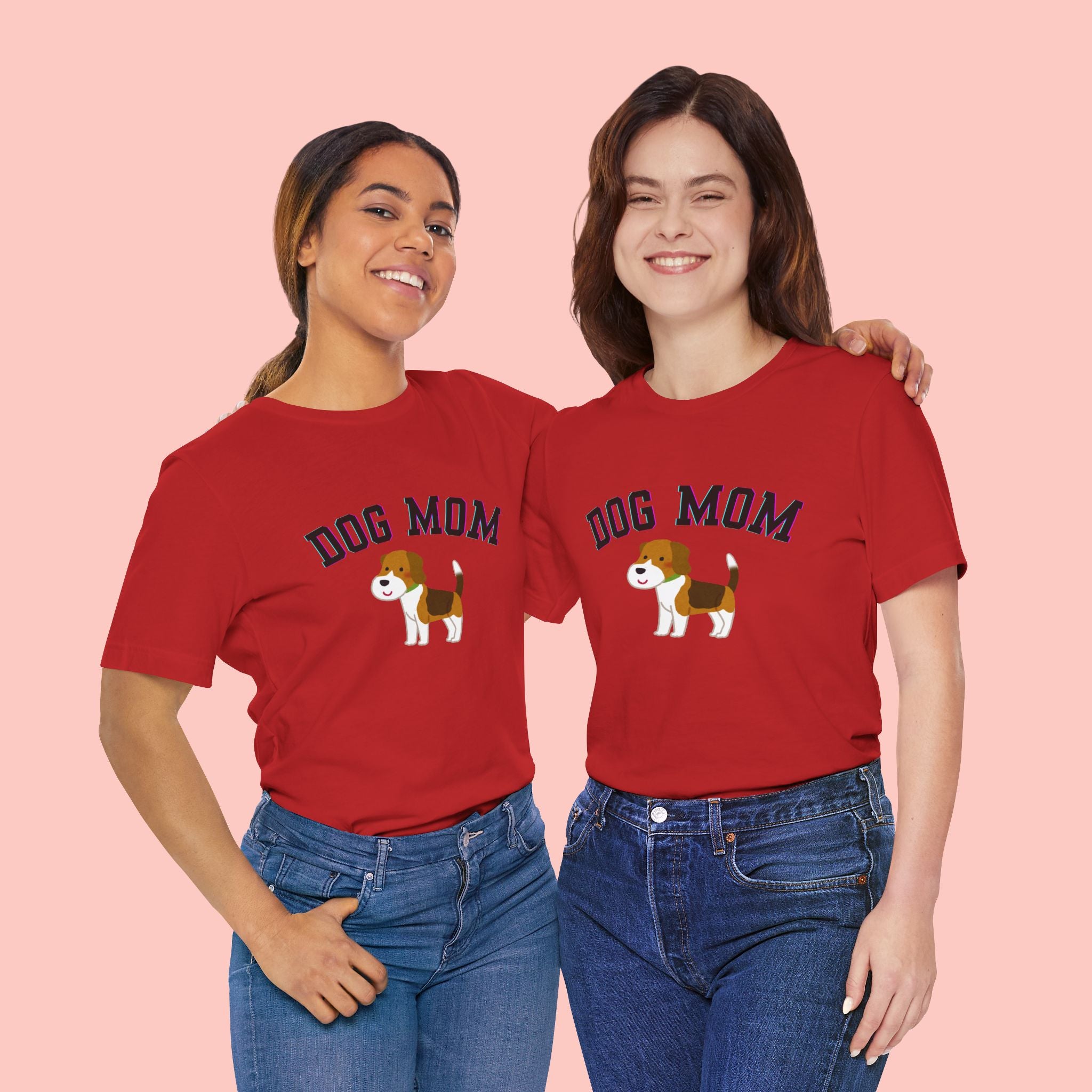 Dog Mom T-Shirt — Cute Beagle Graphic Tee for Dog Lovers