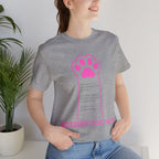 Blessed Dog Mom T-Shirt — Pink Paw Graphic Tee
